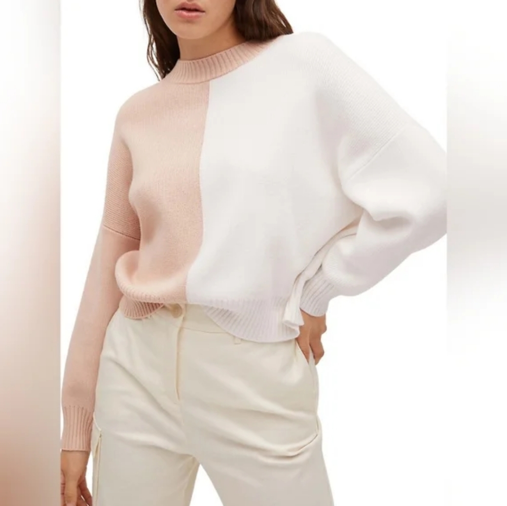 Magaschoni Two Tone Sweater